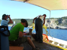 Καταγραφή της τυχαίας παγίδευσης σε αλιευτικό σκάφος στο Ιόνιο