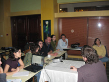 Ομάδα εργασίας κατά τη συνάντηση εργασίας για την αναγνώριση Θαλάσσιων ΙΒΑ και την παρακολούθηση θαλασσοπουλιών